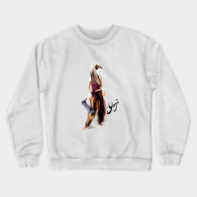 Yogi Crewneck Sweatshirt by ILYOart